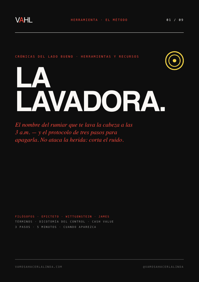 Portada de La Lavadora · el método